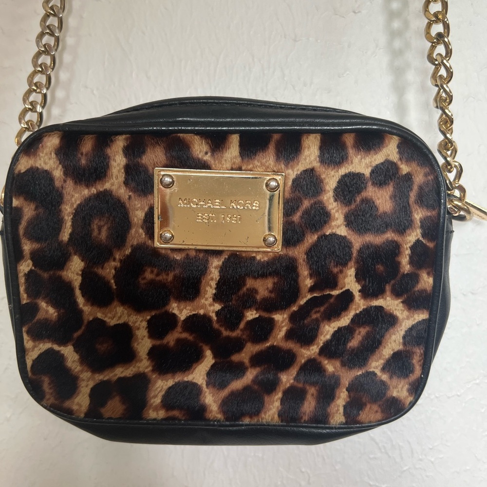 MICHAEL KORS Animal Print Crossbody